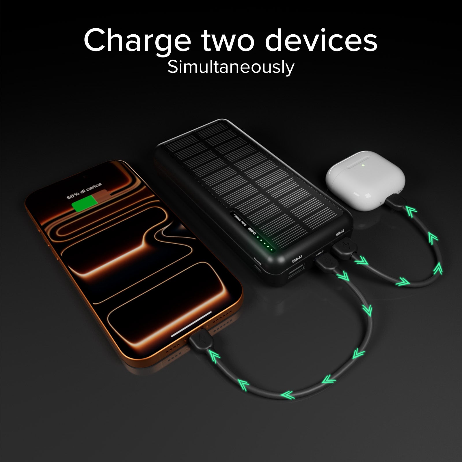 Solar Powerbank 10.000 mAh